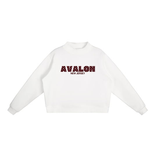 Avalon Polka Dot Mockneck Sweatshirt