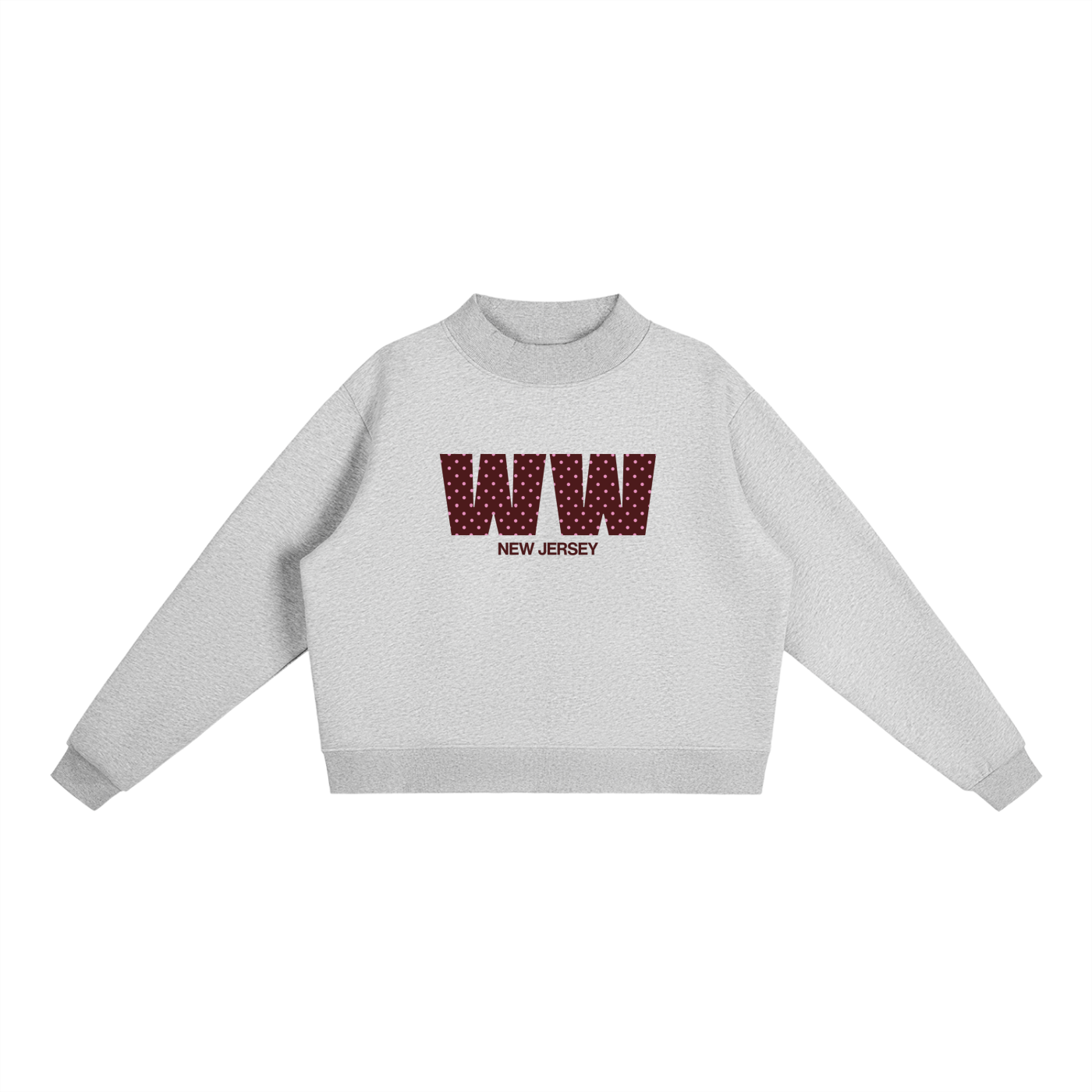 Wildwood Polka Dot Mockneck Sweatshirt