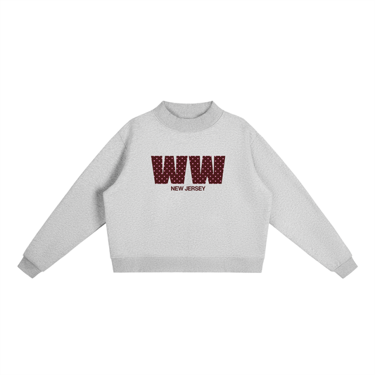 Wildwood Polka Dot Mockneck Sweatshirt