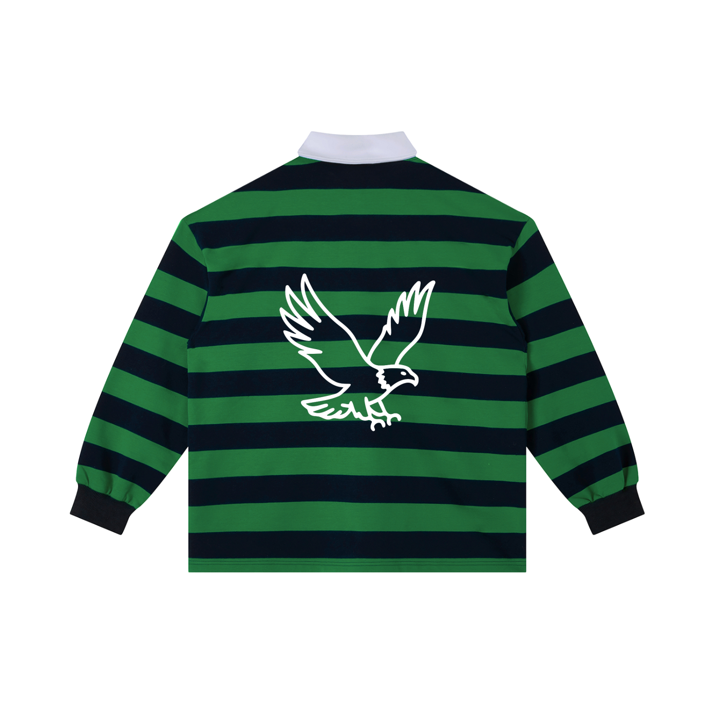 Color Block Stripe Polo Shirt