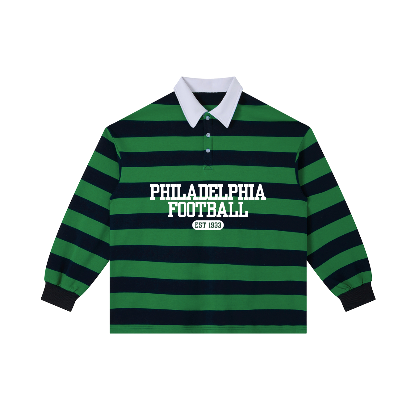 Color Block Stripe Polo Shirt