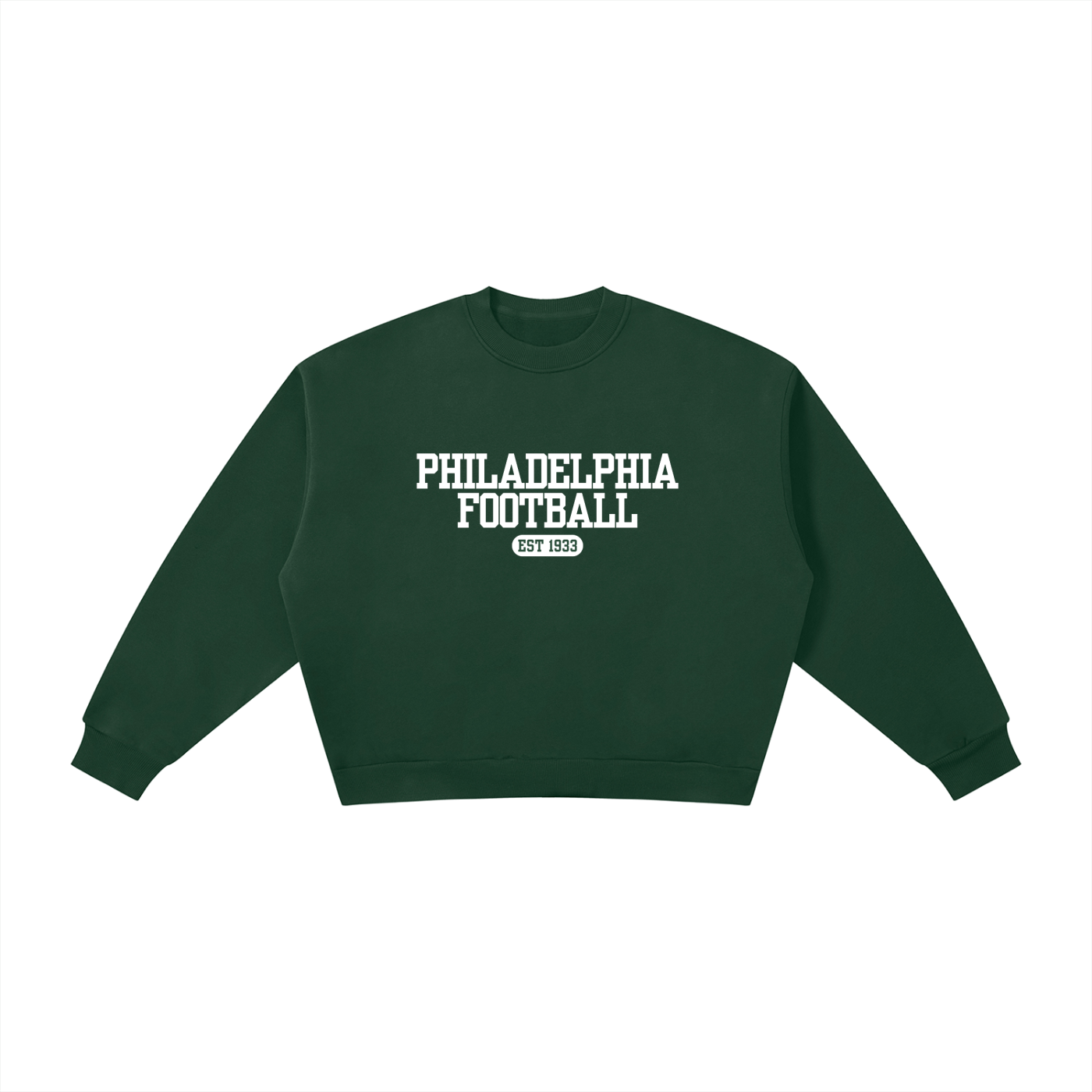 Boxy Fleece Crewneck Sweatshirt