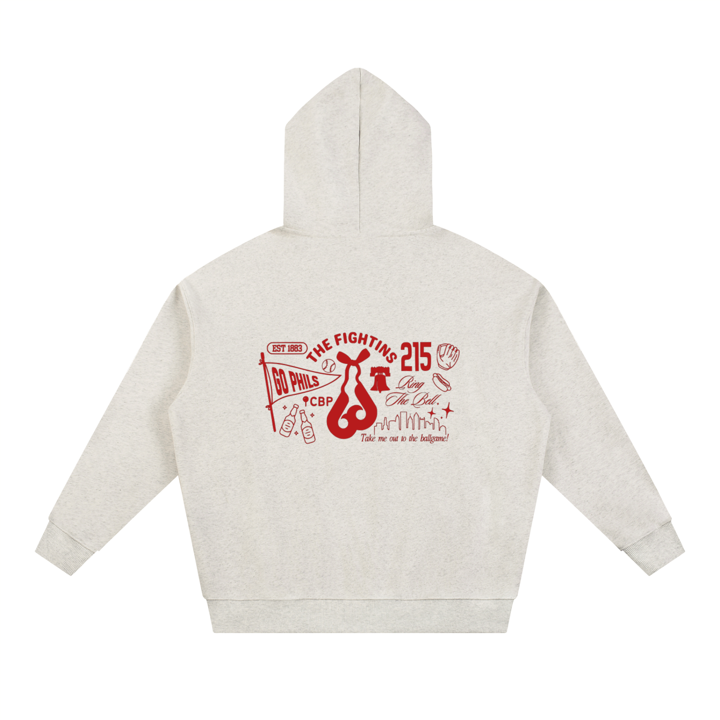 Baseball Collage Hoodie