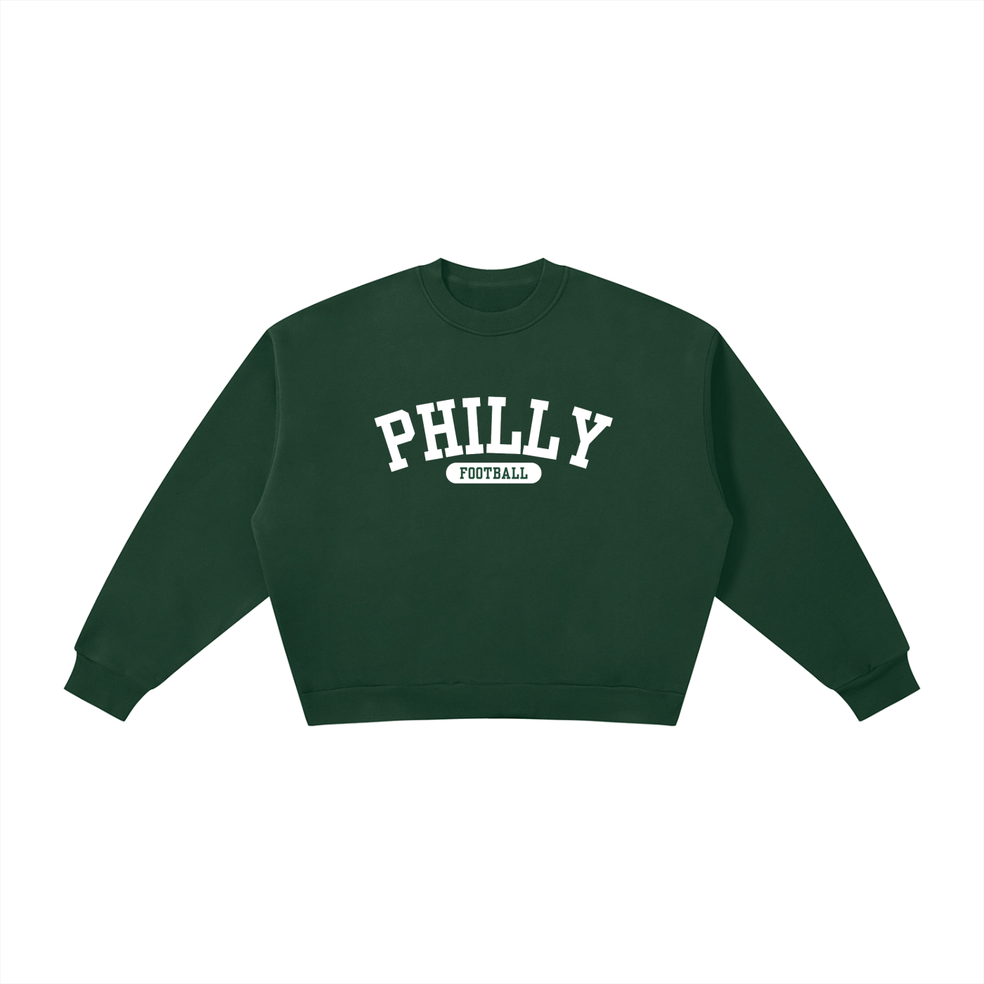 Boxy Fleece Crewneck Sweatshirt